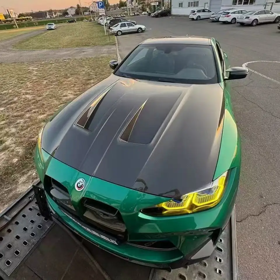 Dry Carbon Fiber Engine Hood for BWM G80 M3 only