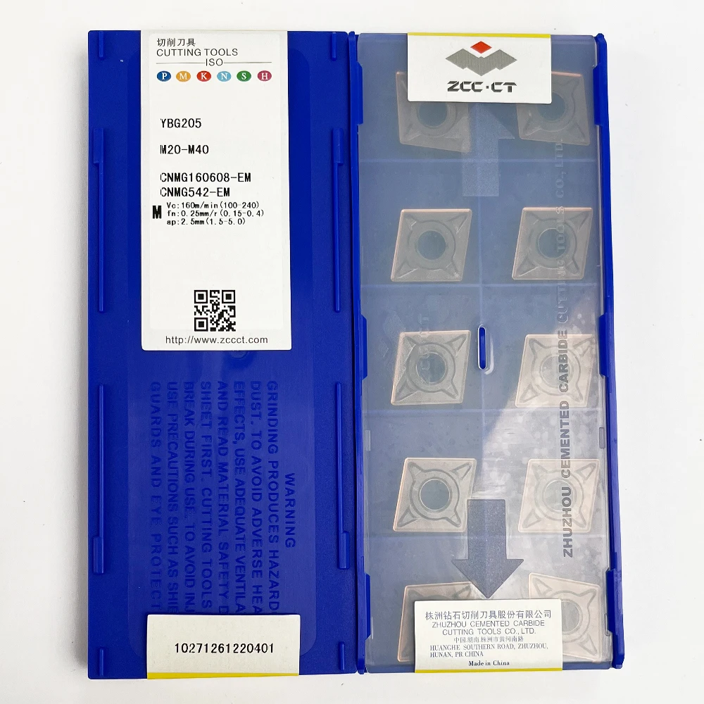 huazhichun ccmt cnc turning insert resistente e resistente ao desgaste cnmg160608 em ybg205 01
