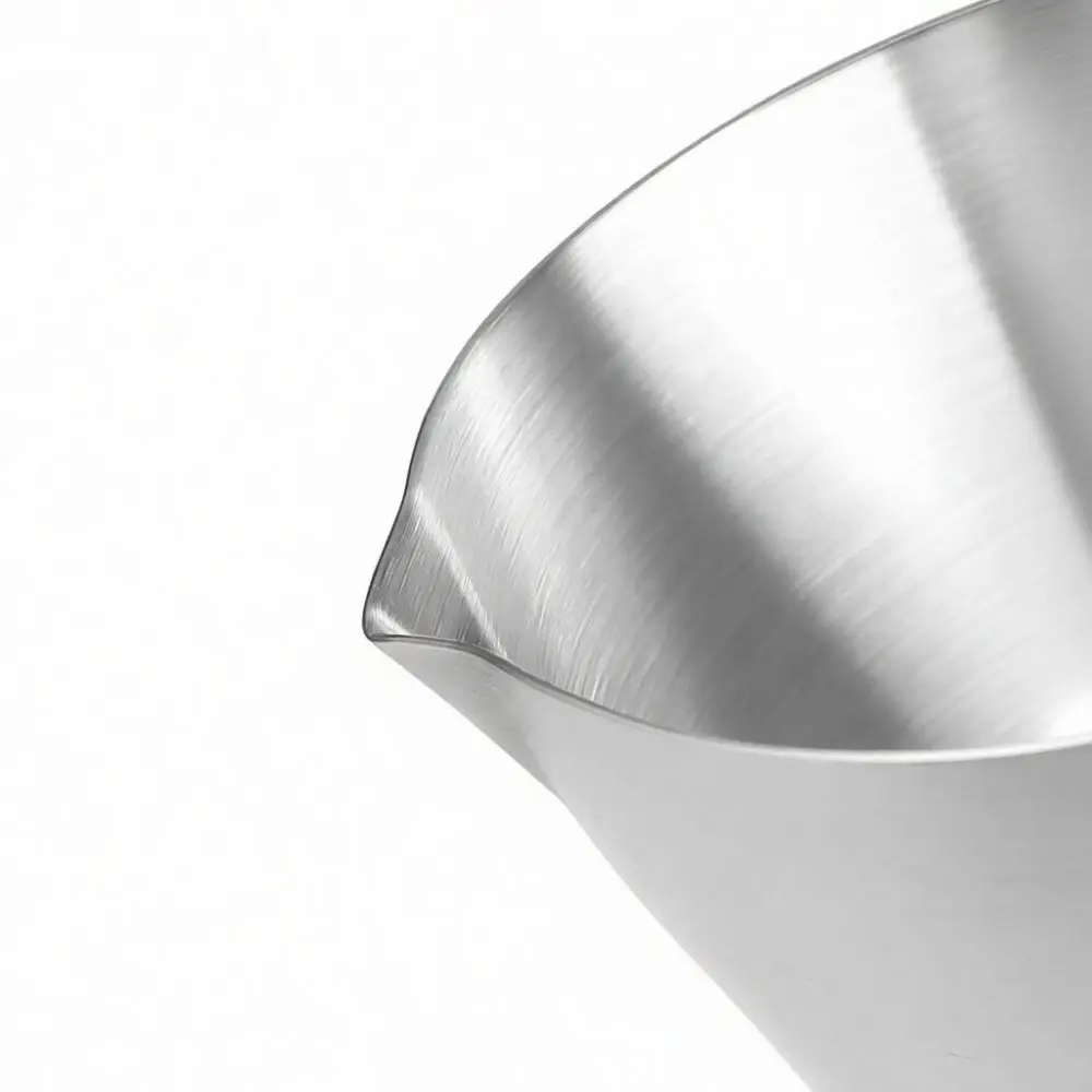 Barista Coffee Espresso Measuring Cup 304 Stainless Steel Pitcher With Walnut Handle Accurate Scale Kitchen Accessory Tool