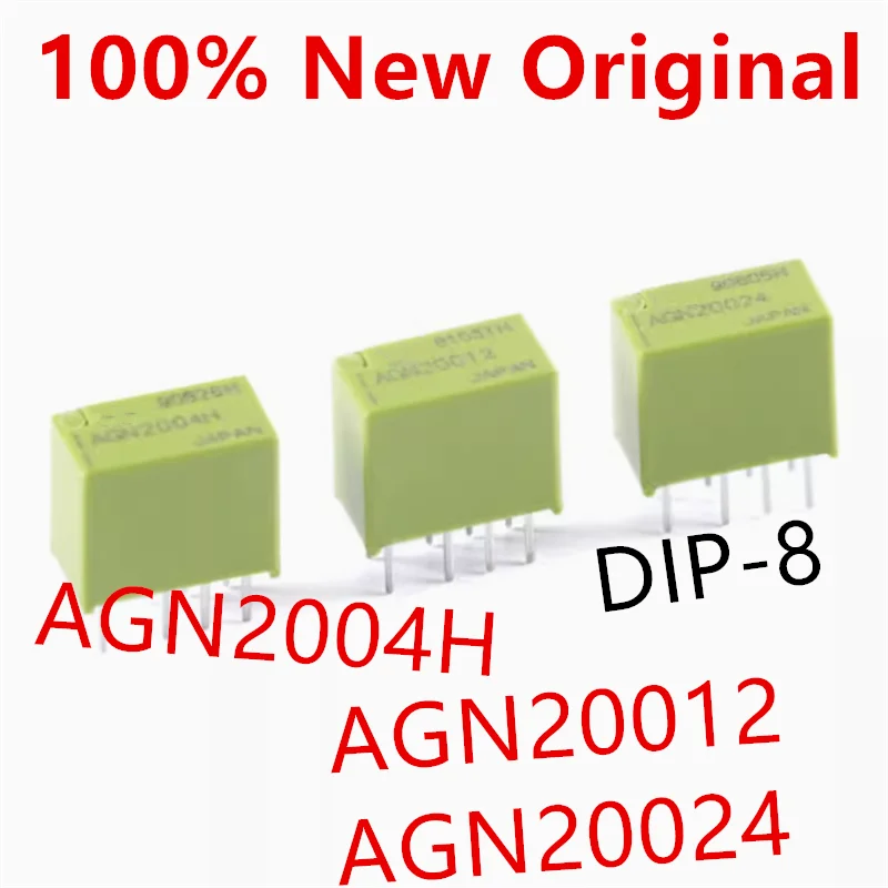 10piece  AGN2004H 、AGN20012 、AGN20024 、AGN20003  DIP-8   Brand New Signal Relay