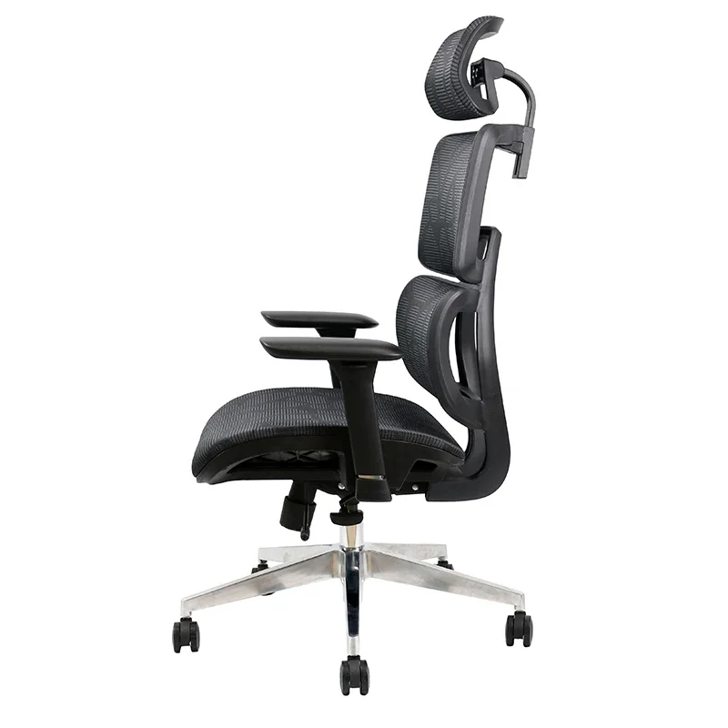 Modern ergonomics administrative office chair Black nylon mesh office furniture chair