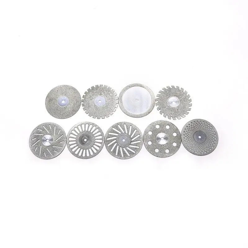 1Pc Laboratory Diamond Cutting Disc 22mm x 0.2mm 2.35mm Shank Perforated Rotary Grinding Wheel for Precision Lab Storage