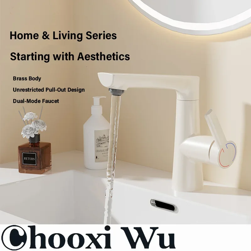 

CHOOXIWU - Stainless Steel Pull out Kitchen Faucet with Sprayer 360° Rotatable Lift Basin Faucet for Bathroom And Kitchen Sink