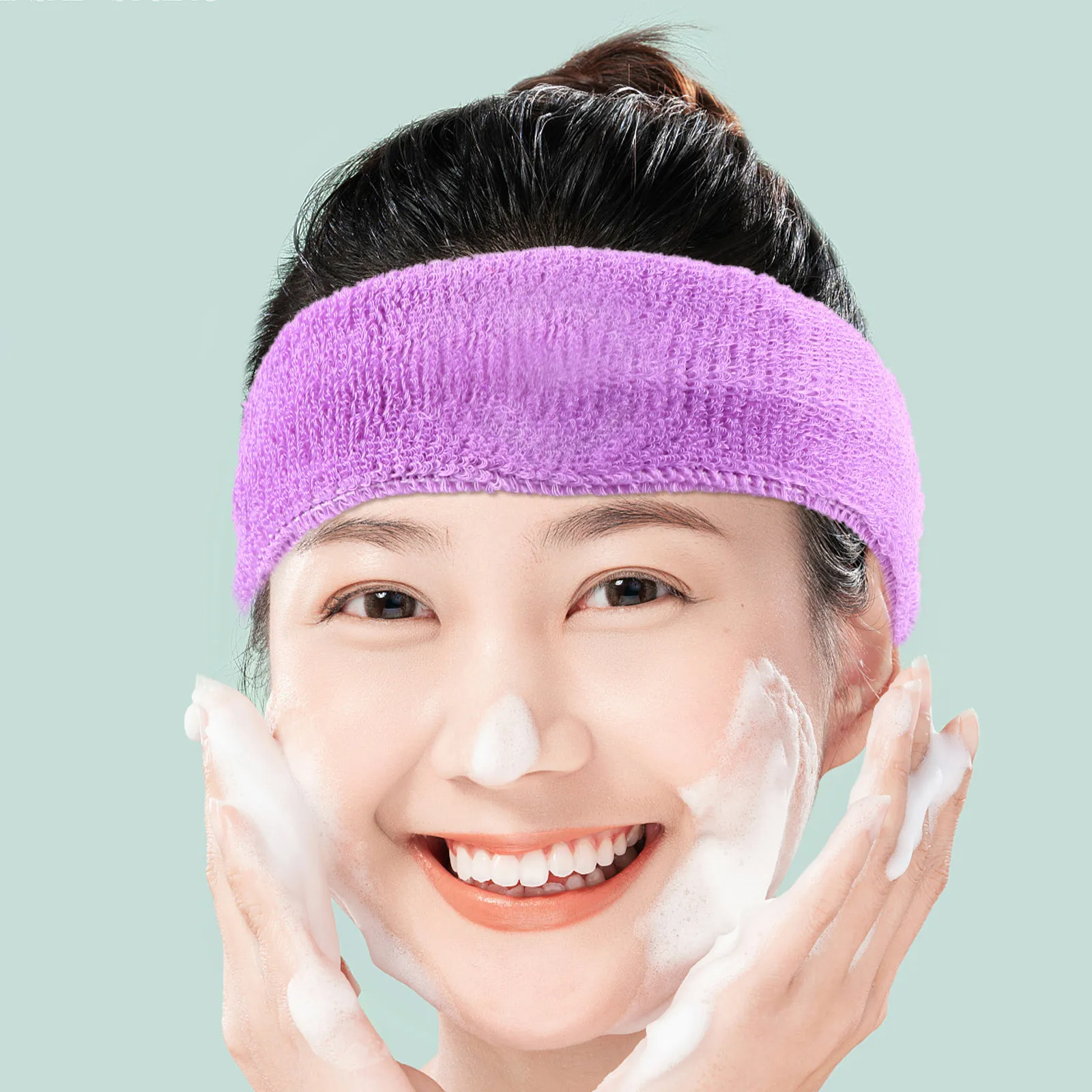 3Pcs Women's Yoga Headbands Soft Skin Friendly Polyester Cotton Headbands for Workout Running Gym Face Washing