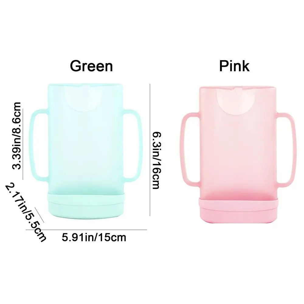 Plastic Squeeze Pouch Holder Comfortable Squeeze Proof Food Pouch Holder with Handle Reusable Drink Box Holder for Baby