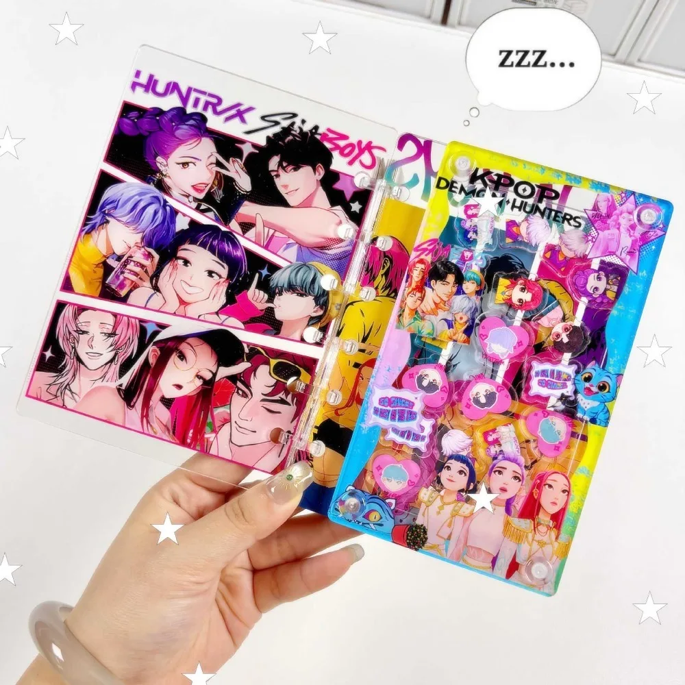 A7 Kpop Demon Hunters Notebook e diari Rumi Mira Zoey Binder Cartoon Anime Pattern Forniture di cancelleria Regali per il ritorno a scuola