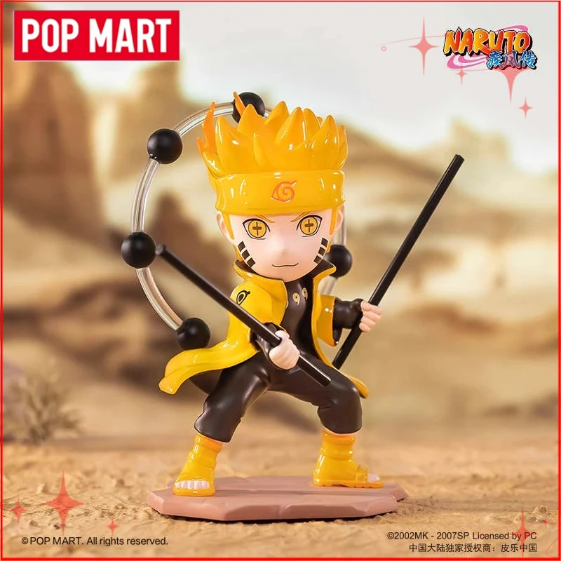 

POP MART Ninja War Series Mystery Box Original Toy Doll Cute Anime Figure Desktop Ornaments Collection Gift Cute Model Birthday