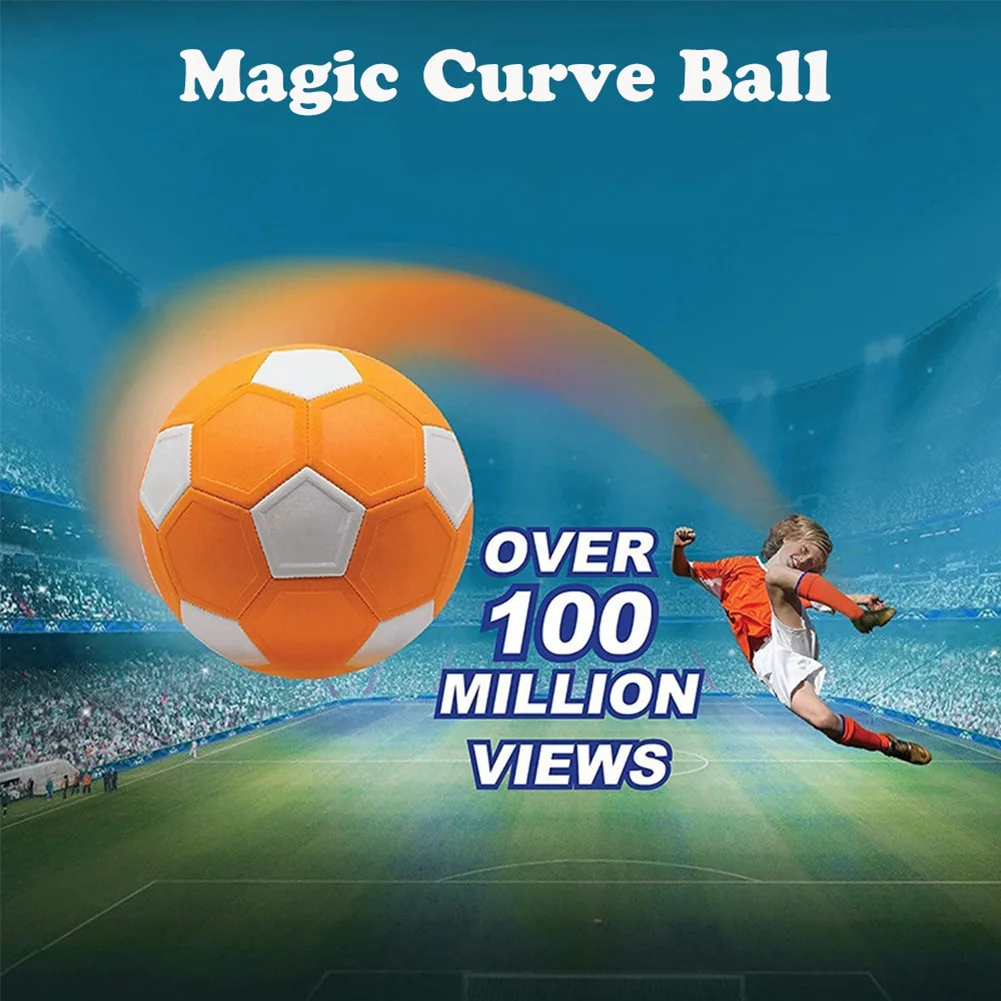 Magic Curve Swerve pallone da calcio giocattolo da calcio Kicker Ball ottimo regalo per bambini perfetto per la partita o il gioco al coperto all'aperto