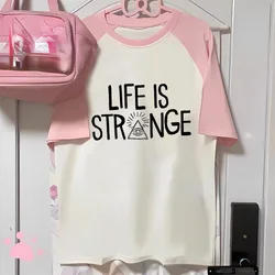 Life Is Strange t shirt women Vintage harajuku Trendy kawaii t shirt Graphic Punk Pop Culture Colorful streetwear Vintage