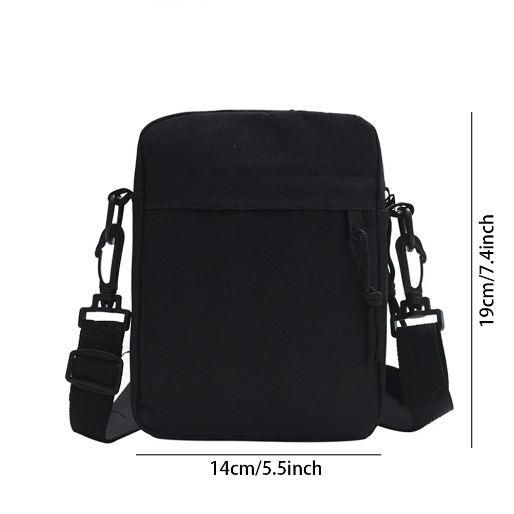 Minimalist Functional Chest Bag Bags For Men Casual Small Zipper Crossbody Pouch Simple Small Crossbody Shoulder Bag Men Bag