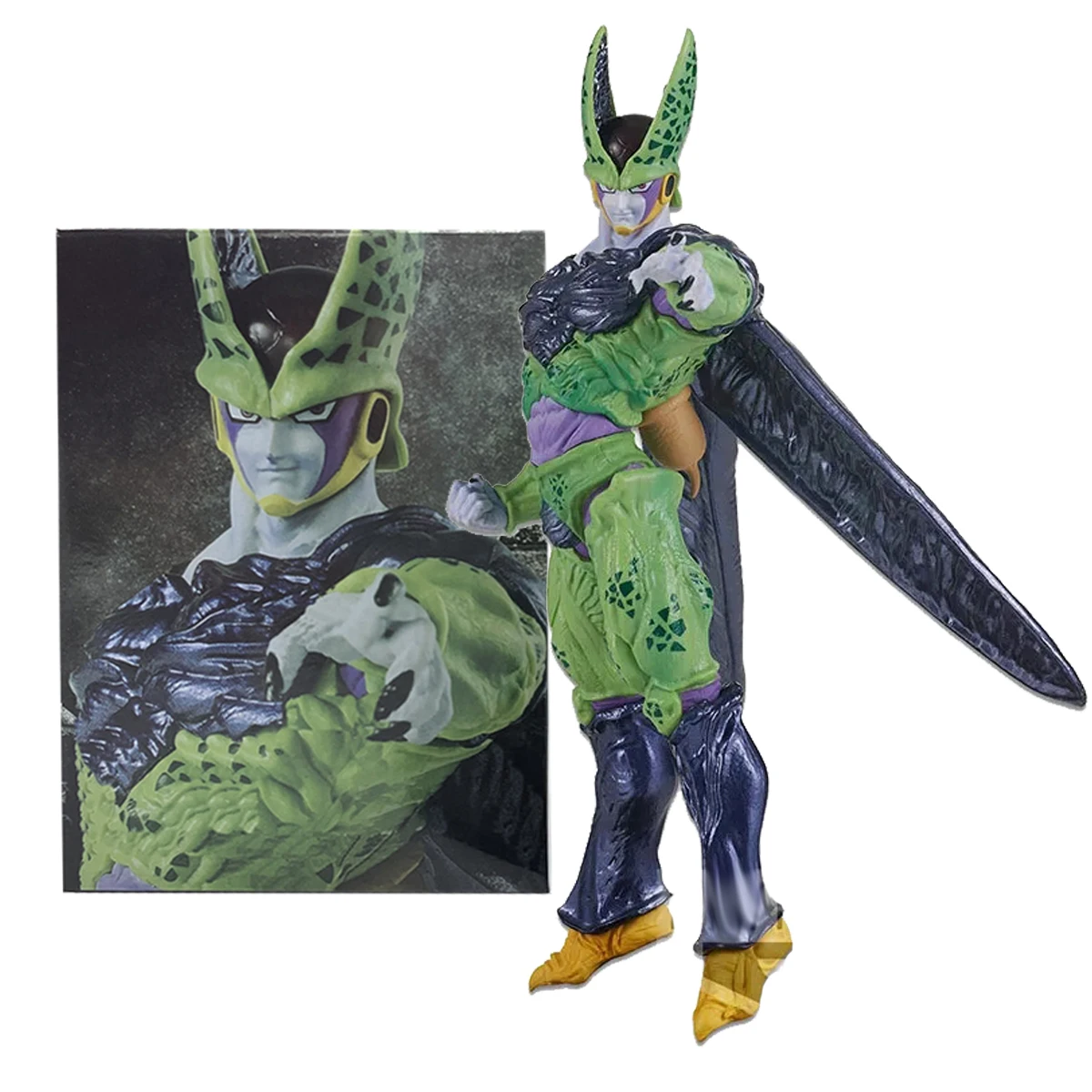 22 CM Bandai Dragon Ball Anime figura celular figura de pie juguete PVC figura de acción estatuilla juguetes de modelos coleccionables regalo para niños