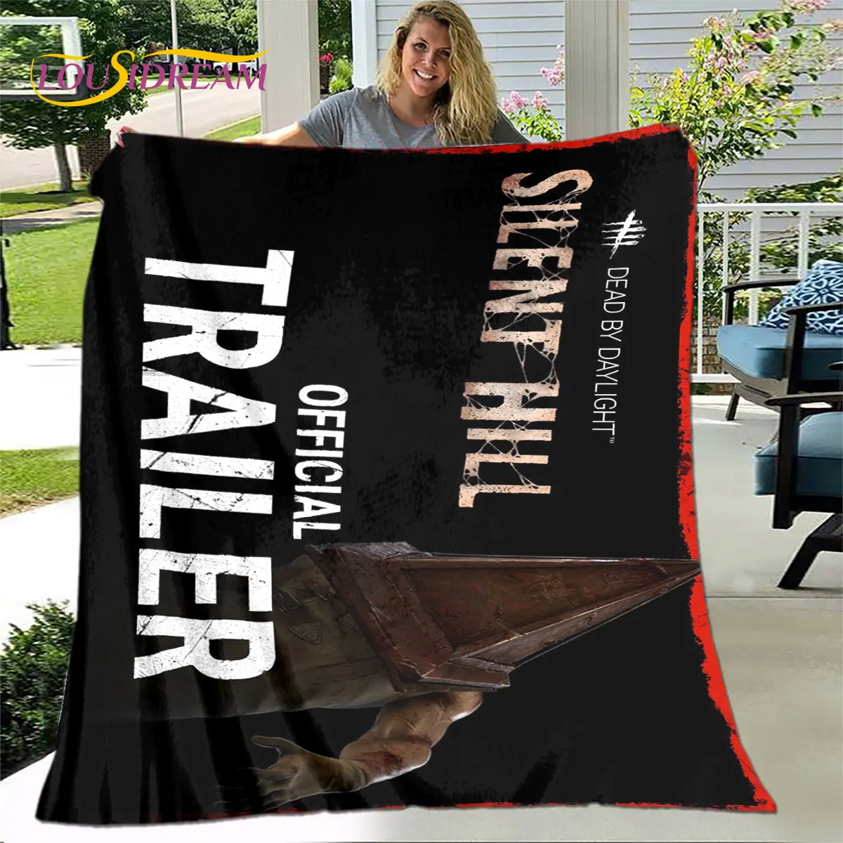Silent Hill Horror Movie Game Soft Plush Blanket,Flannel Blanket Throw Blanket for Living Room Bedroom Bed Sofa Picnic Cover Kid - Image 5