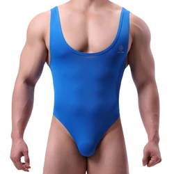 BRAVE PERSON Men Bodysuits Stretchy One-piece Shapers Men's Leotard Slim Singlet Body Building Fitness Underwear for Men