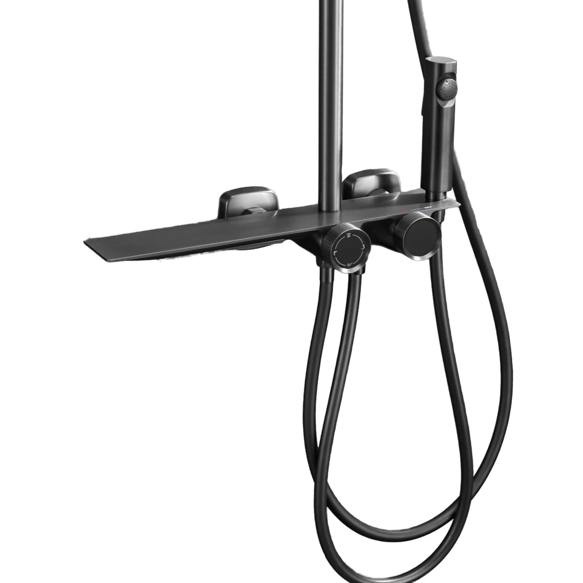 

Высокое качество твердая латунь термостатический дождевой водопад умный светодиодный цифровой дисплей душевая система набор для смесителя для ванной комнаты