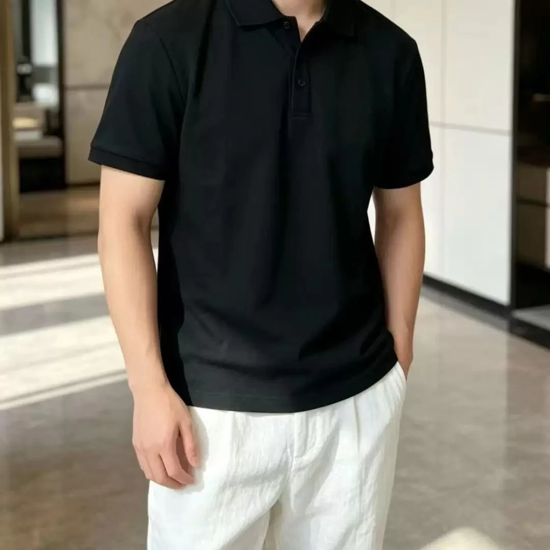 BC Italian men's clothing 26 new old money wind knitted short-sleeved fashion embroidered business lapel POLO shirt