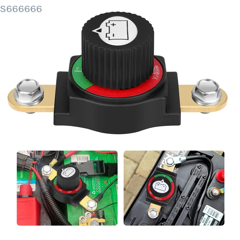مفتاح فصل البطارية الجانبي للسيارة 275A 12 فولت-48 فولت مفتاح تشغيل/إيقاف الطاقة للبطارية