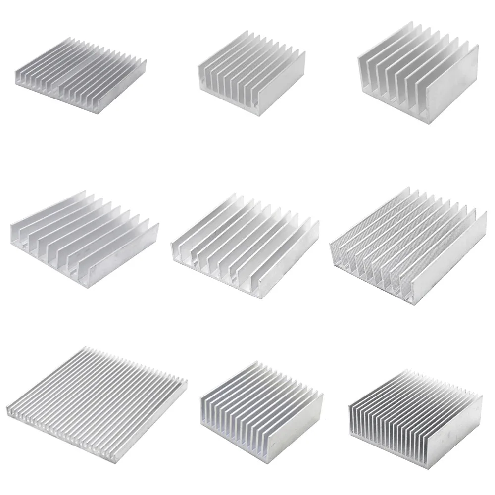 Extruded Aluminum Heatsink Radiator Heat Sink Cooler for Electronic LED Chip Cooling Heat Dissipation