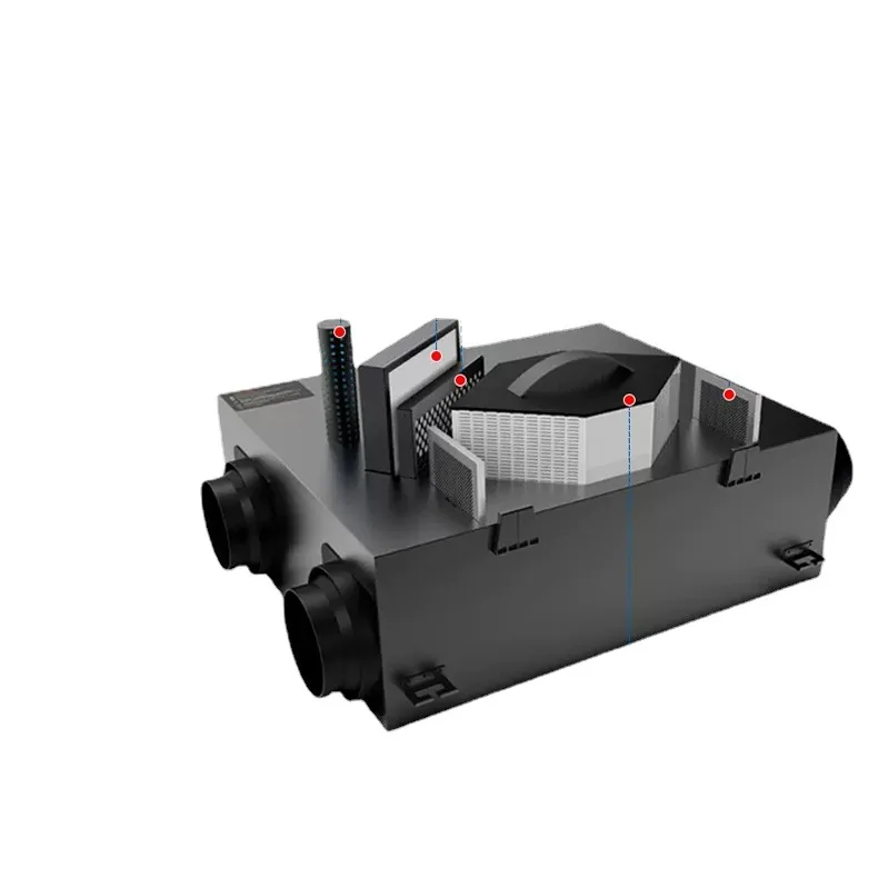 Two-Way Ventilation Fresh Air System for Home Whole House Indoor Air Purification Formaldehyde Reduction Full Heat HVAC Parts