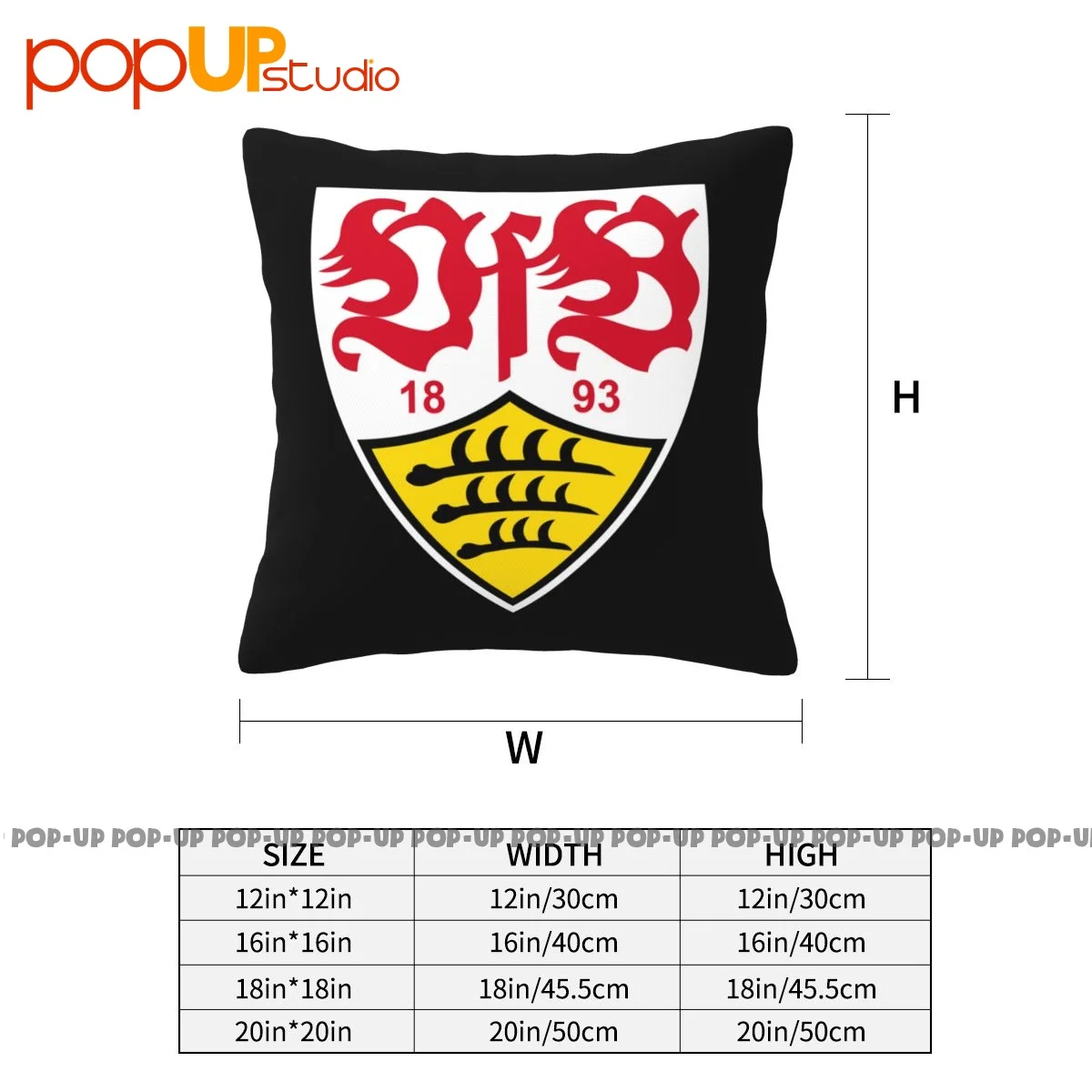 Cozy Vfb Stuttgart Germany Bundesliga Football Soccer Pillowcase Throw Pillow Cover Healthy Customized High Quality