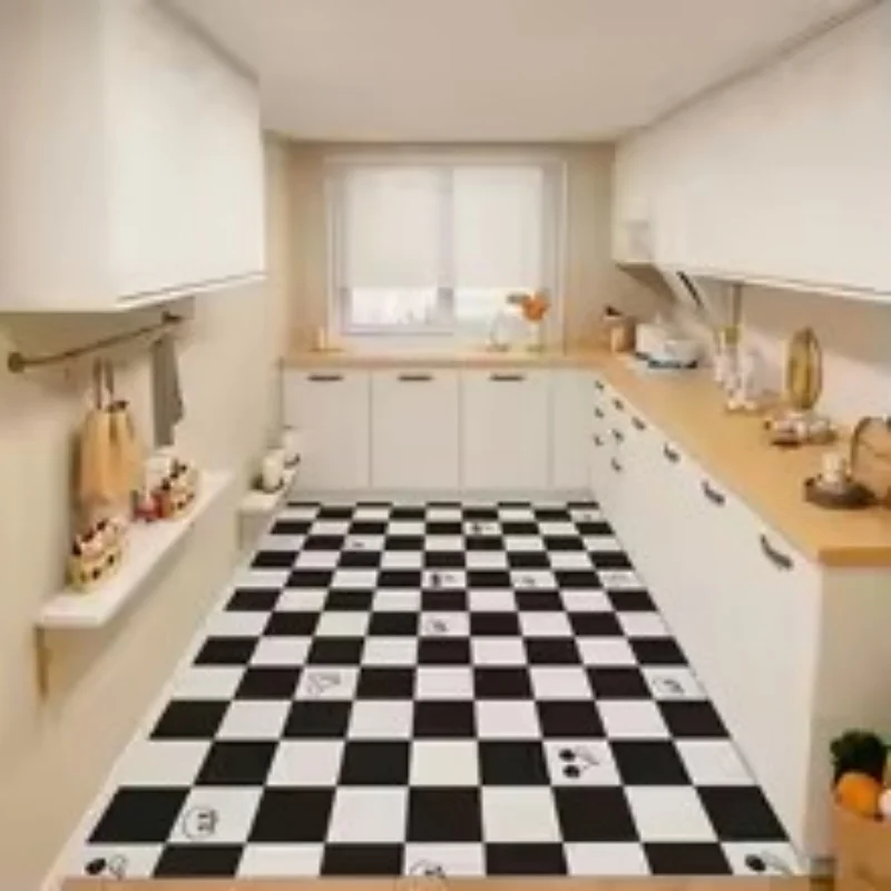Kitchen Floor Mat Waterproof Oil-proof Large Rug Home Decoration Non-slip 주방 발매트 대형주방매트 Для Кухни