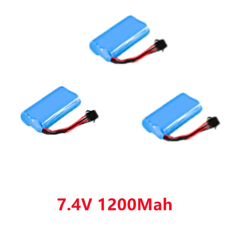 603 초대형 합금 소재 4WD 고속 리모컨 RC 자동차 예비 부품, 6HJ3 1:8, 7.4V 1200Mah 배터리