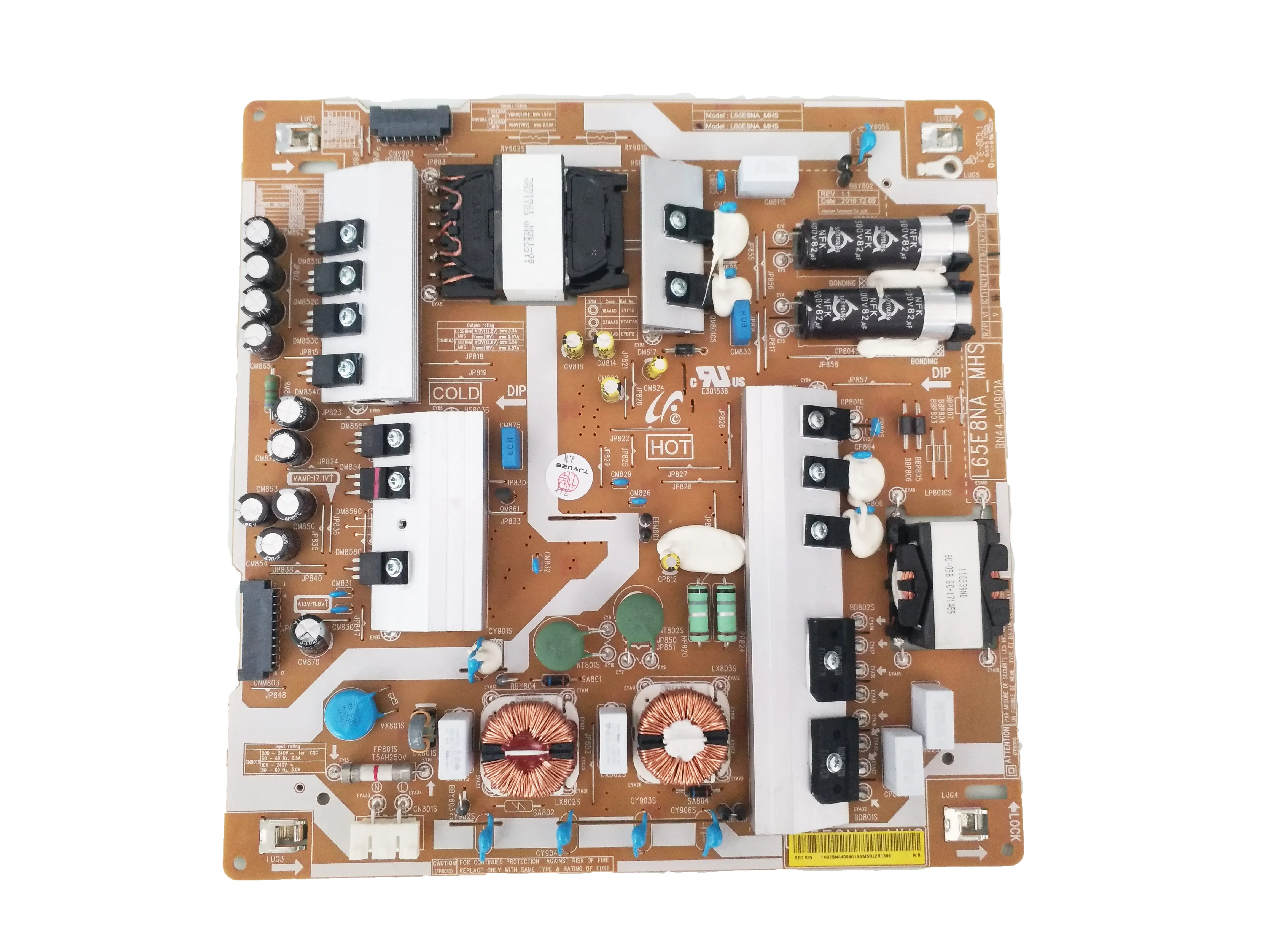 

New BN44-00901A L65E8NA_MHS and Original Power Board Card Supply is For QE65Q8CAMT QE65Q7FAMT QE65Q8FAMTXXU QN65Q7FAMFXZ TV