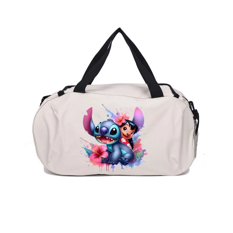 Lilo & Stitch Torby damskie Torba podróżna Kawaii Torby damskie o dużej pojemności Pływanie Torba fitness Stitch Disney Wodoodporne torby na siłownię