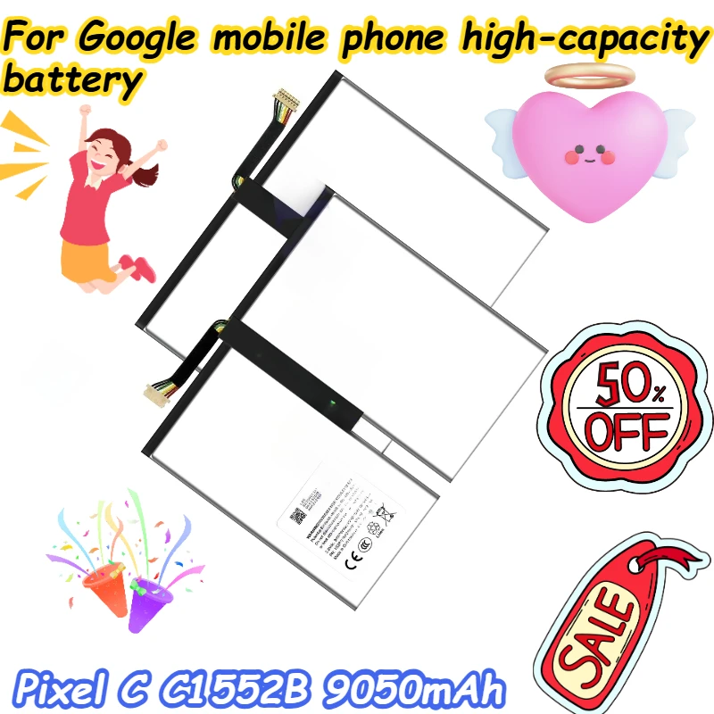 

9050mAh high-capacity battery for Google Pixel C C1552B mobile phone