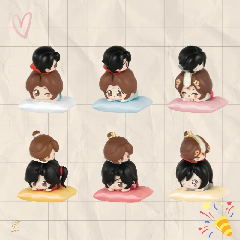 

Original Tian Guan Ci Fu Cartoon Lie Prone Series Blind Box Xie Lian Hua Cheng Yue Shen Mystery Box Anime Figure Decor Kid Gifts