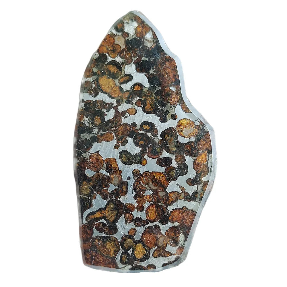 

34.9g SERICHO Pallasite Olive Meteorite Specimen Olive Meteorite Natural Meteorite Material Sliced- From Kenya - TA214