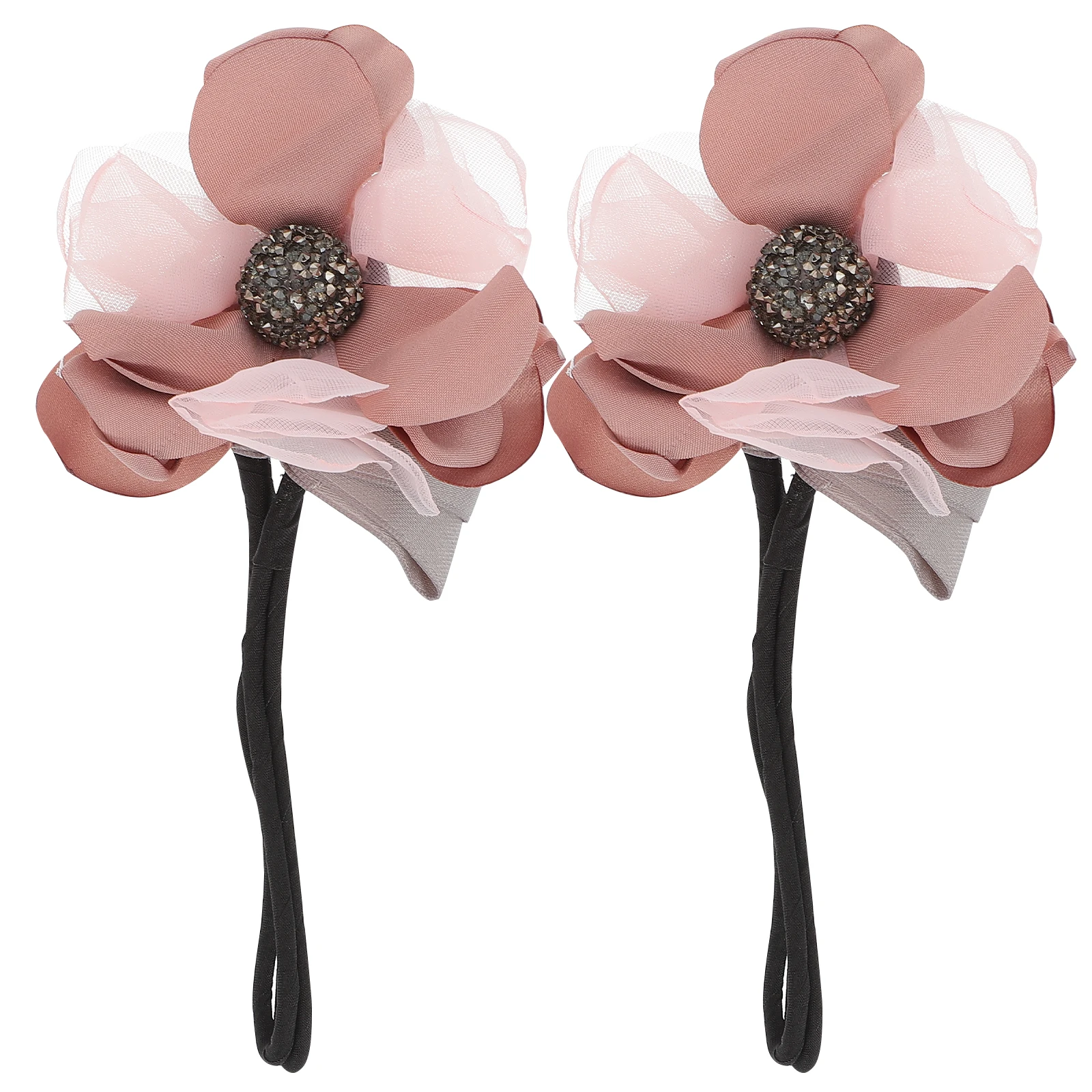 

2pcs Disc Tool Crystal Tie Rope Rhinestones Fabric Girl Headbands Hair Tie Band Hair Accessories Birthday Gifts