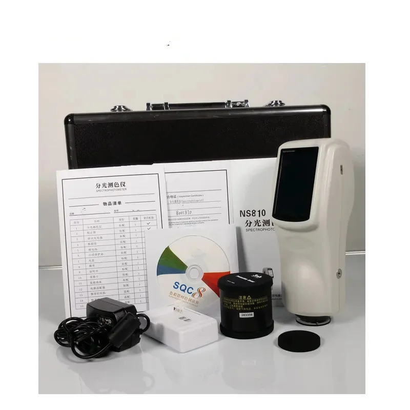 8mm Portable Colorimeter Spectrophotometer For Color Measurement NS810