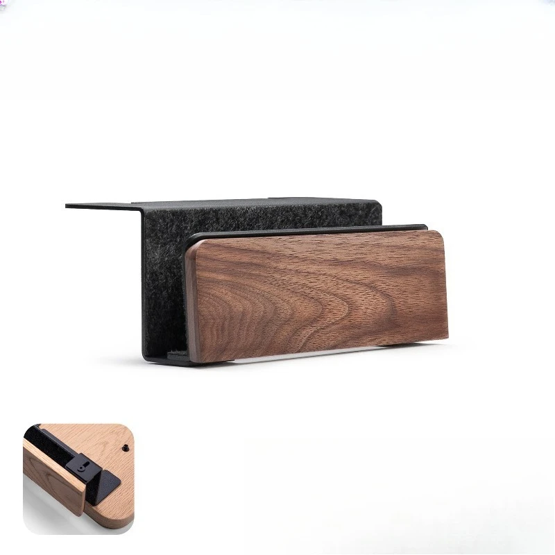 Series Adjustable Width and Narrow Notebook Vertical Storage Accessories Black Walnut Oak