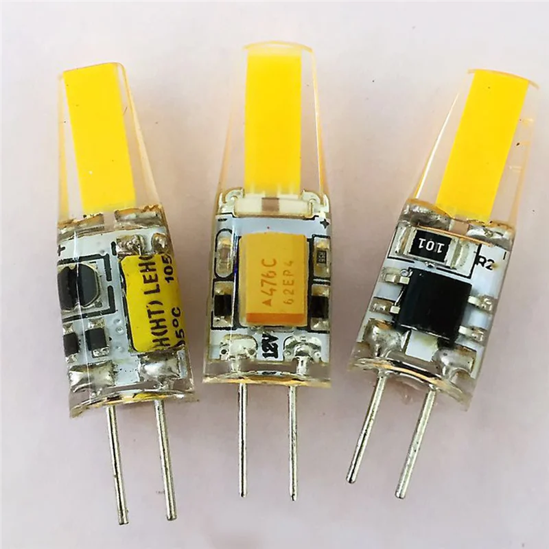 

Classy-10PCS Mini G4 LED COB Lamp 3W Bulb Candle Lights Replace 30W 40W Halogen For Chandelier Spotlight