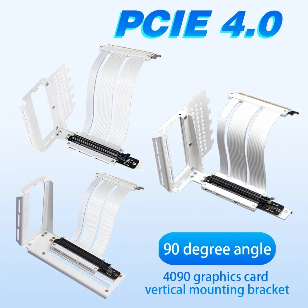 Вертикальный кронштейн для видеокарты, крепление для графического процессора, интерфейс PCI-E 4,0, 16x4090, держатель для видеокарты VGA для ATX, чехол для ПК