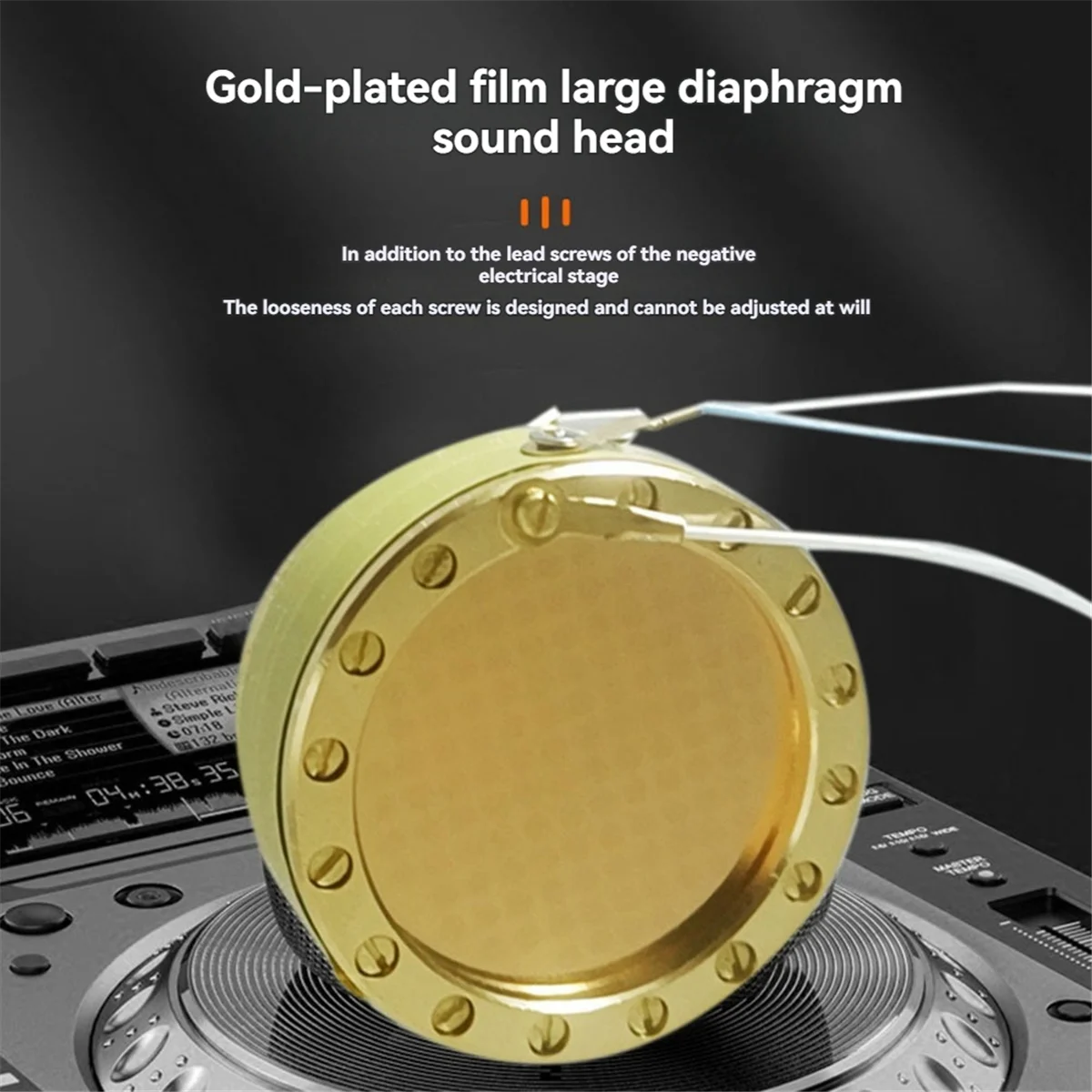 موثوقة-ميكروفون الحجاب الحاجز الأساسية كبسولة كبيرة الحجاب الحاجز مكثف ميكروفون الملحقات 34 مللي متر للاستوديو Record-ABDQ