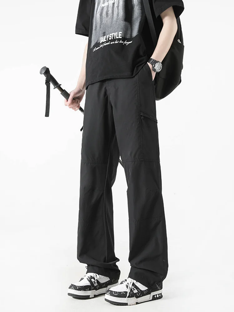 

American Sle Soft ell Work Pants Men's Spring Autumn Qui Dry Outdoor Casual Trousers Leisure Sports Denim Workwear