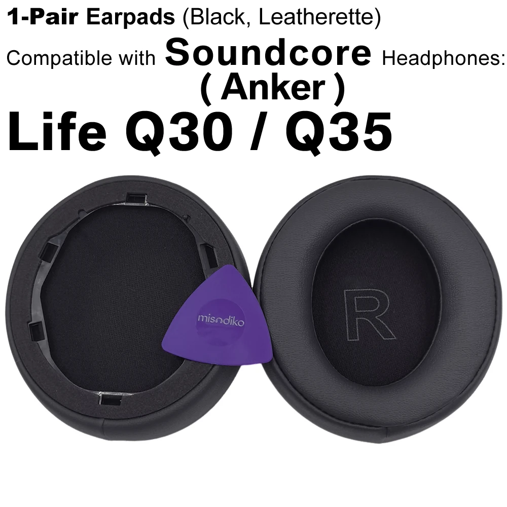 

misodiko Earpads Replacement for Soundcore by Anker Life Q30 / Q35 Headphones