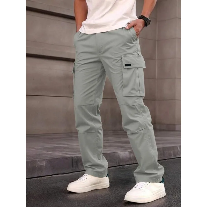 

American Style Work Pants Straight Leg Casual Trousers for Men And Women Spring Season Fashion Neutral Gender Other Material