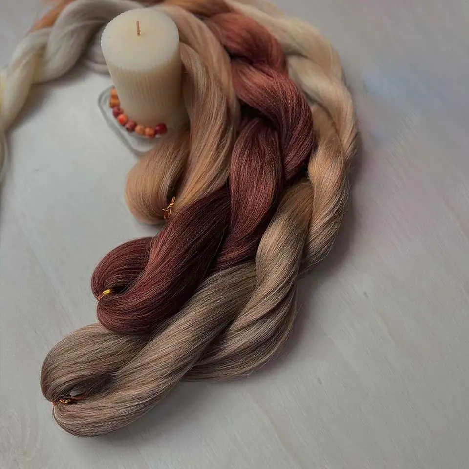 Cabello sintético Kanekalon para crochet, preestirado, rizado, jumbo, extensiones para niñas 3