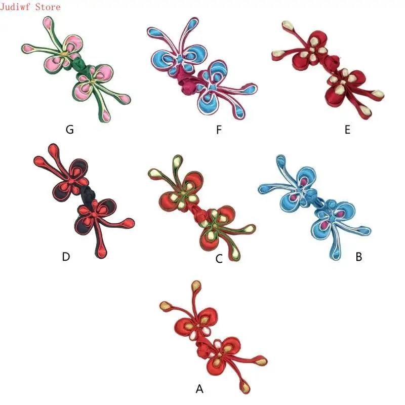 2026 New Cardigan/Cheongsam/Scarf Knot Buttons Butterfly Knot Fastener Suit