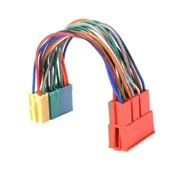 1pc Car 20 Pin Plug Extension CD Harness Cable Adapter for VW for AUDI A2 A3 A4 A6 TT Plug and Play Mini ISO Radio Adapter