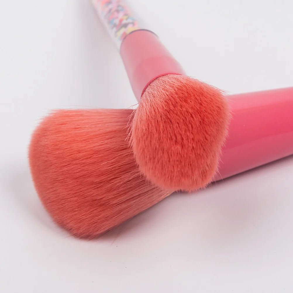 

5Pcs Makeup Brush Set Assorted Brushes Beauty Care Supplies Easy Grip Handle Perfect Gift for Ladies Makeup Set