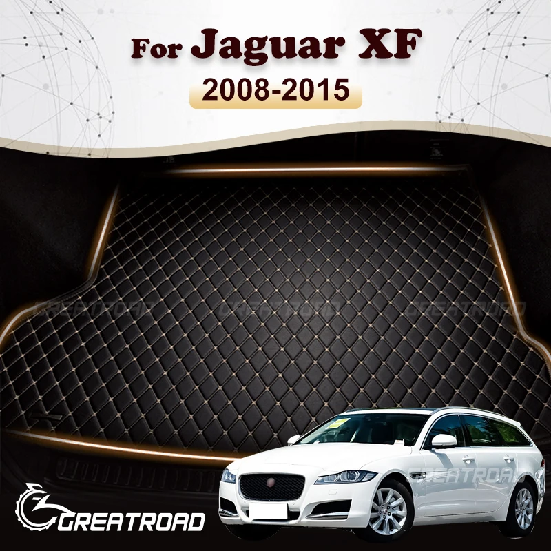 

Car trunk mat for Jaguar XF Sedan 2008 2009 2010 2011 2012 2013 2014 2015 Cargo Liner Carpet Interior Parts Accessories Cover