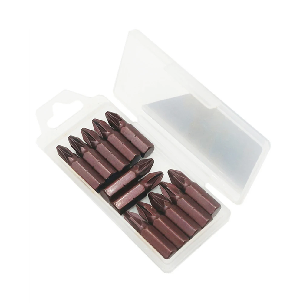 Hand Screwdrivers Great Replacement Screwdriver Bits 1/4 Hex Shank 12 X 12Pcs 25mm 25mm/0.98-inch Bronzed Magnetic