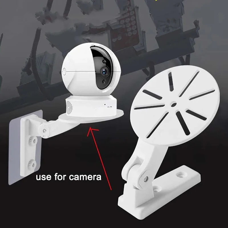 1Pc No Punching Monitoring Bracket For Camera Wireless Network Monitor Indoor Hanger Wall Mounting Camera Support Base