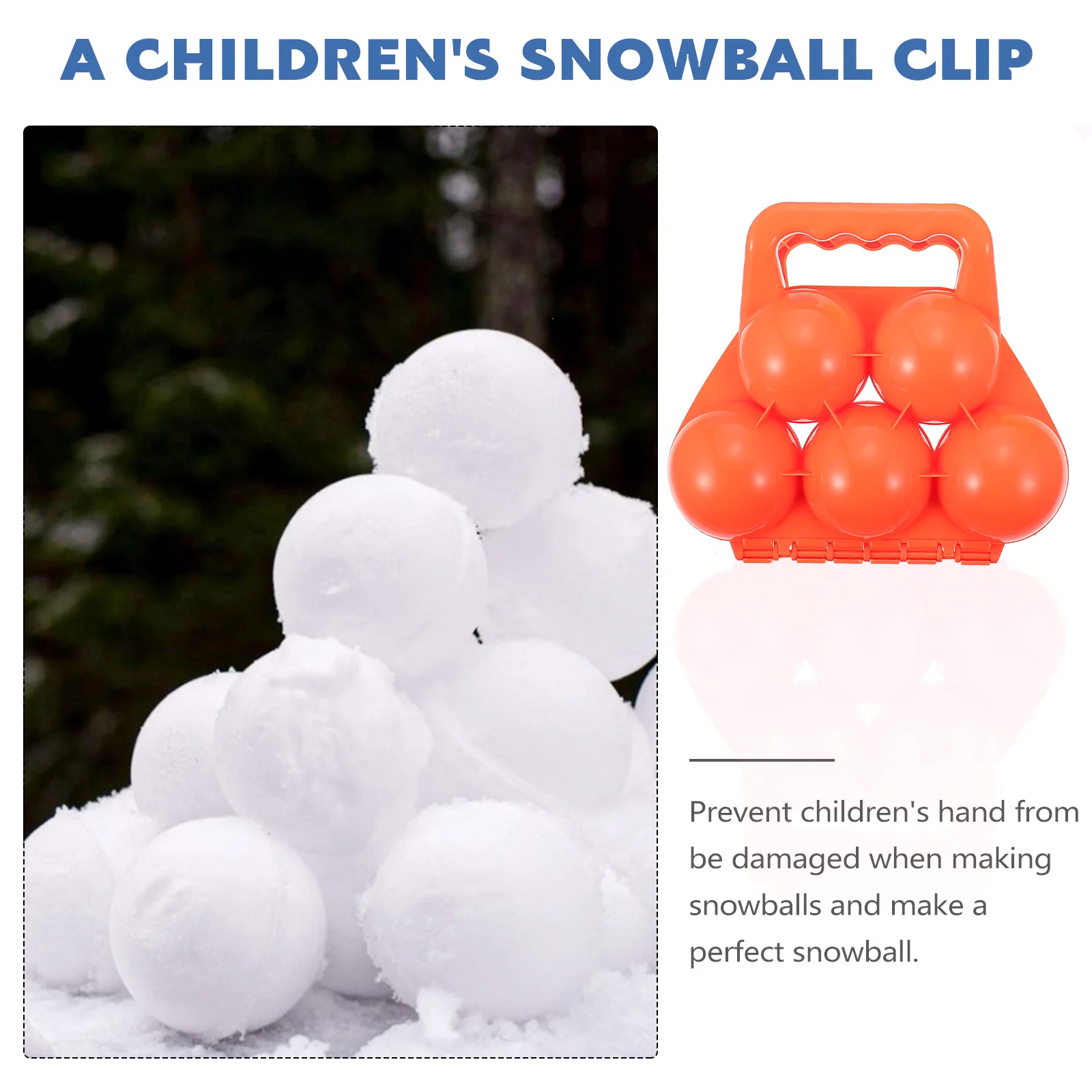 

3 Pcs Kids Winter Toy Plastic Snow Maker Mold Tool Fun Outdoor Winter Tool