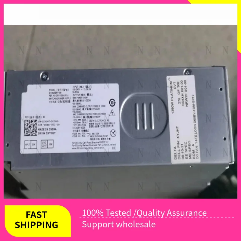 

XQ New Original For DELL XPS8950 3910 T150 T3660 R13 R14 1350W Power Supply 0XYJHT