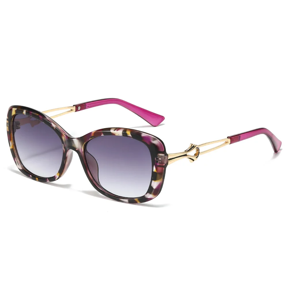 

Y2K Luxury Gradient Square Women Sunglasses Personality Frame Swan Decoration Trendy All Match Men Casual Sun Glasses UV400