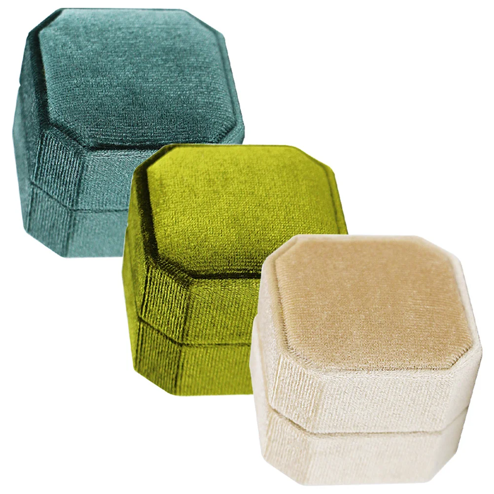 

3 Pcs Jewelry Boxes Bracelet Earring for Women Organizer Individual Present Proposal Jewellery